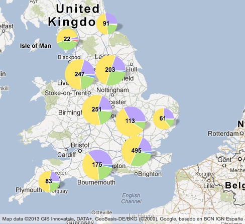 92 per cent waiting times map