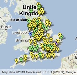 Map of 18 week pressures - NHS Commissioners