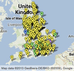 Map of 18 week pressures – NHS Commissioners