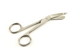Surgical scissors for bandage cutting